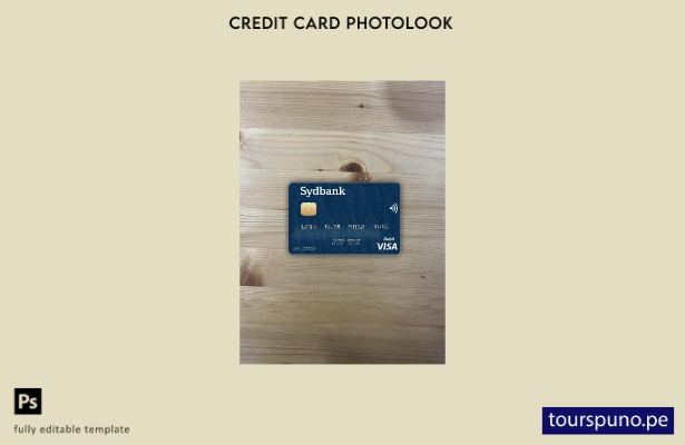 listo para imprimir plantilla frontal de aspecto fotográfico de tarjeta de dé 53